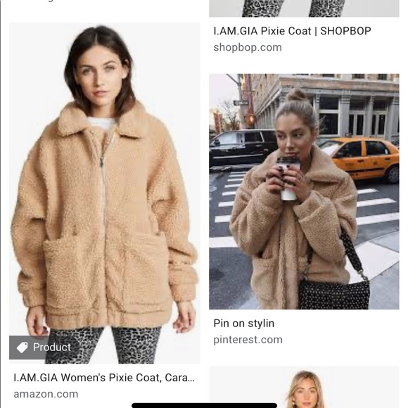 IAMGIA teddy coat - Picture 1 of 2